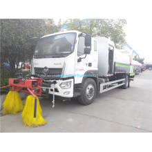 Multi-function dust suppression vehicle guardrail cleaning
